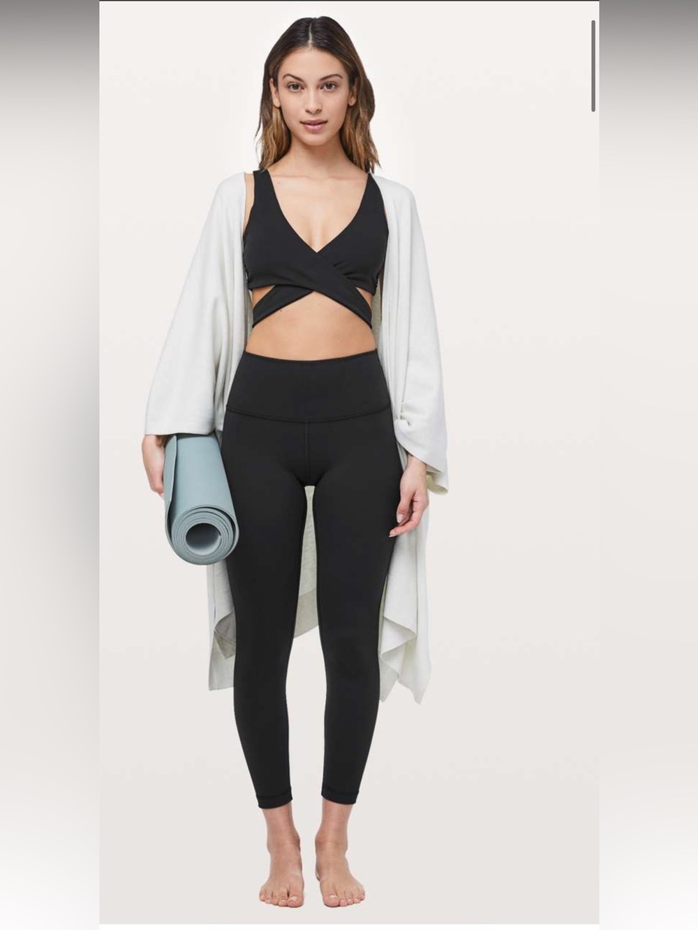 Z. Lululemon Wunder Under High-Rise 7/8 Tight *Full-On Luon 25" Black 6
